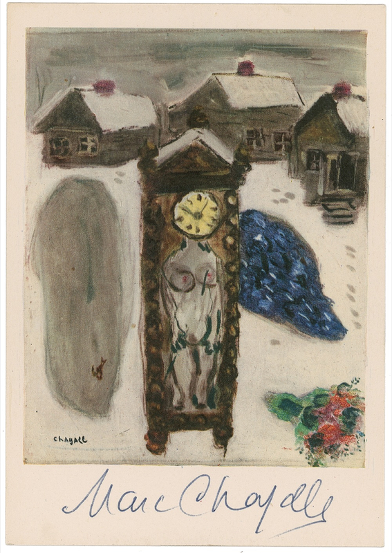 Lot 541 Marc Chagall Signed Photograph
