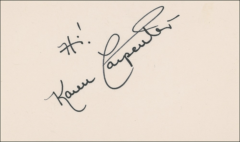 Lot 745 Karen Carpenter