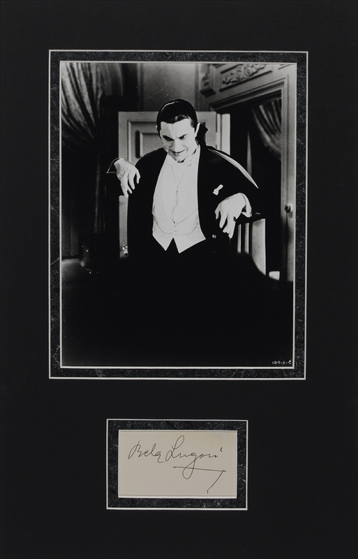 Lot 967 Béla Lugosi Signature