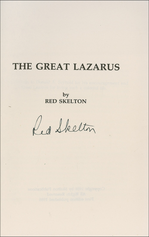 Lot 1014 Red Skelton Book