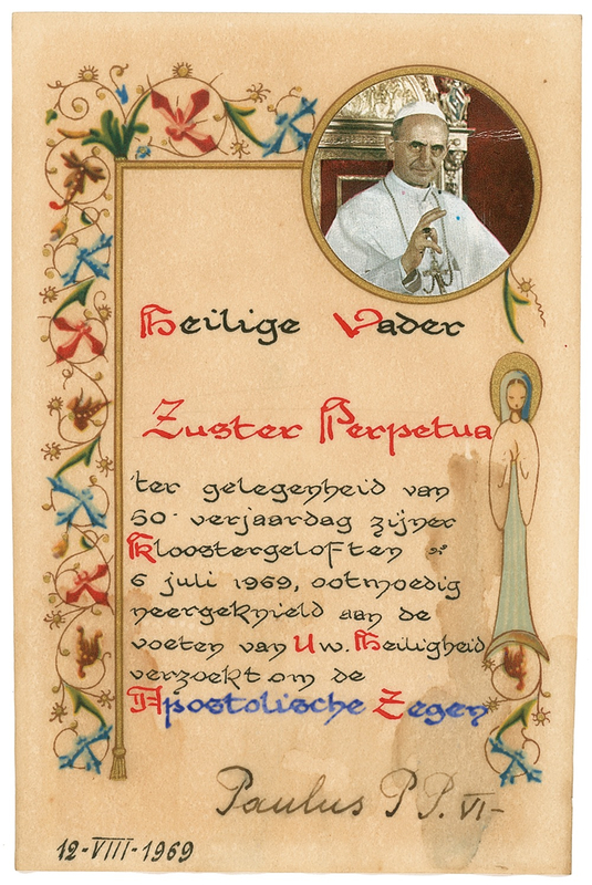 Lot 290 Paul VI: Beautiful Pius VI blessing