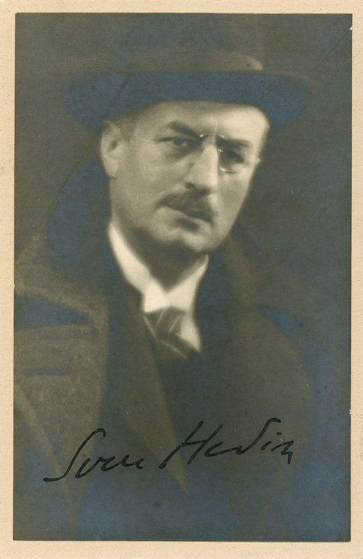 Lot 232 Sven Hedin Signed Photograph