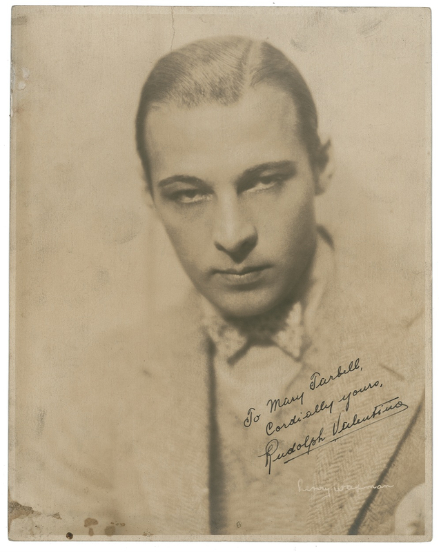 Lot 1047 Rudolph Valentino