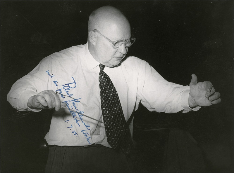 Lot 700 Paul Hindemith Signed Photograph