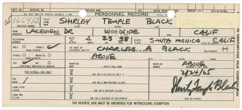 Lot 1039 Shirley Temple