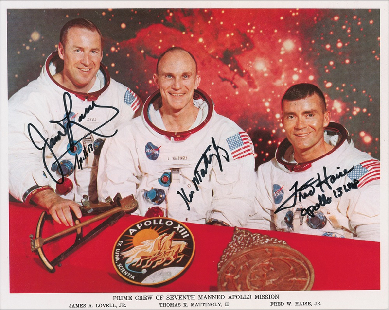 Lot 433 Apollo 13 Signed Photograph