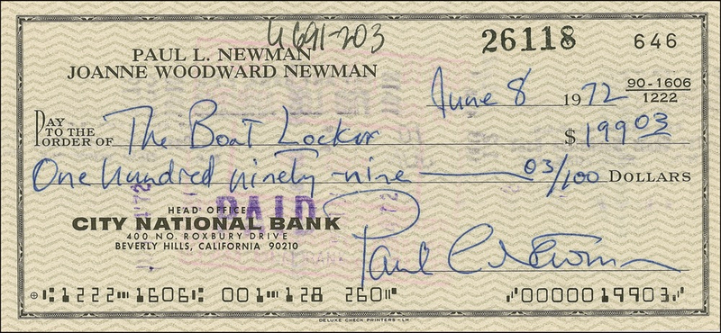 Lot 983 Paul Newman Check