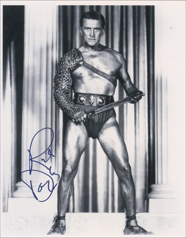 Lot 875 Kirk Douglas Signed Photograph