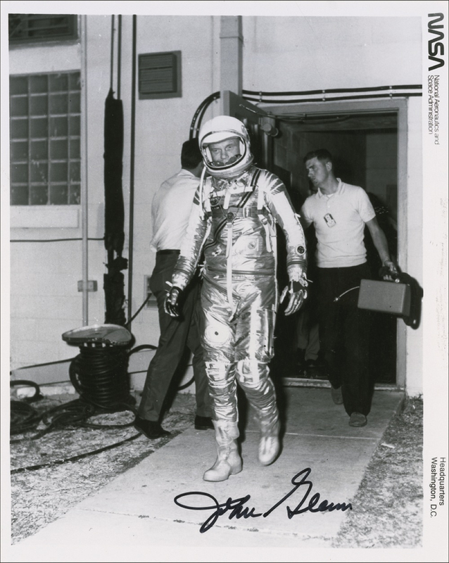 Lot 493 Mercury 7 Signed Photographs
