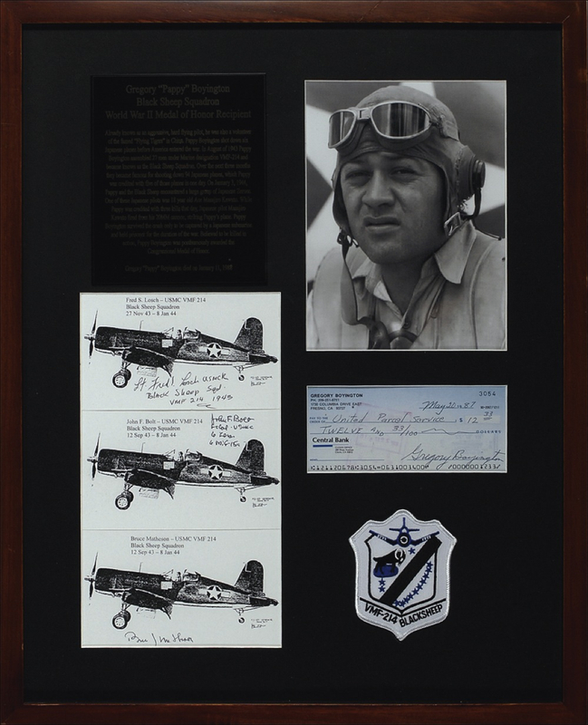Lot 334 Black Sheep Squadron Group Lot