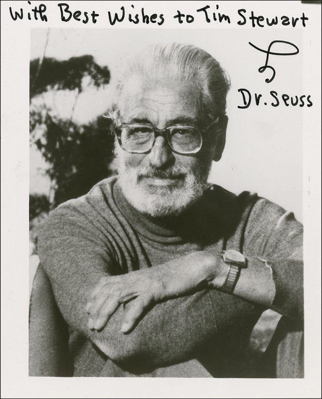 Lot 629 Dr. Seuss Signed Photograph