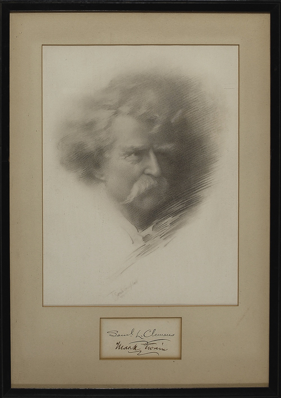 Lot 552 Samuel L. Clemens Signature