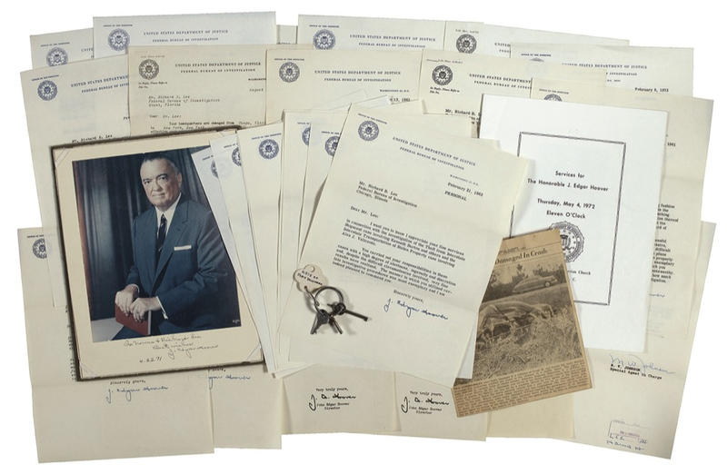 Lot 241 J. Edgar Hoover Archive