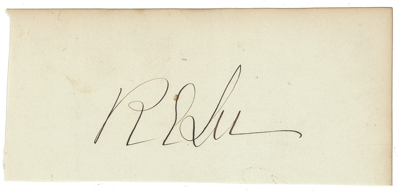 Lot 378 Robert E. Lee: Sensational Lee signature