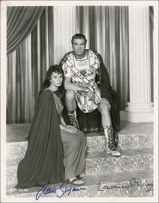 Lot 1018 Spartacus: Olivier and Simmons Signed Photograph