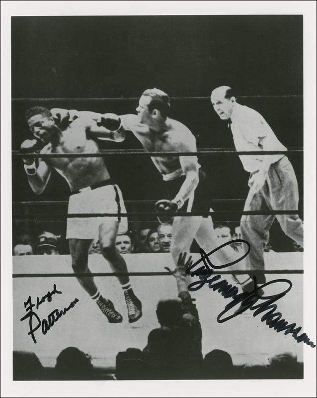 Lot 1210 Floyd Patterson and Ingemar Johannson Signed Photograph