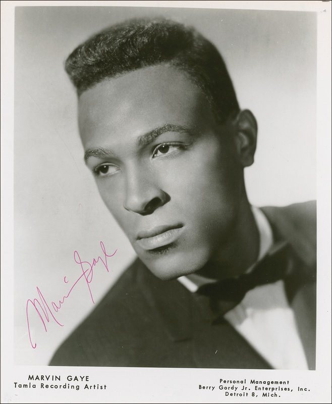 Lot 764 Marvin Gaye: Mercy, mercy me?Vintage Gaye photo