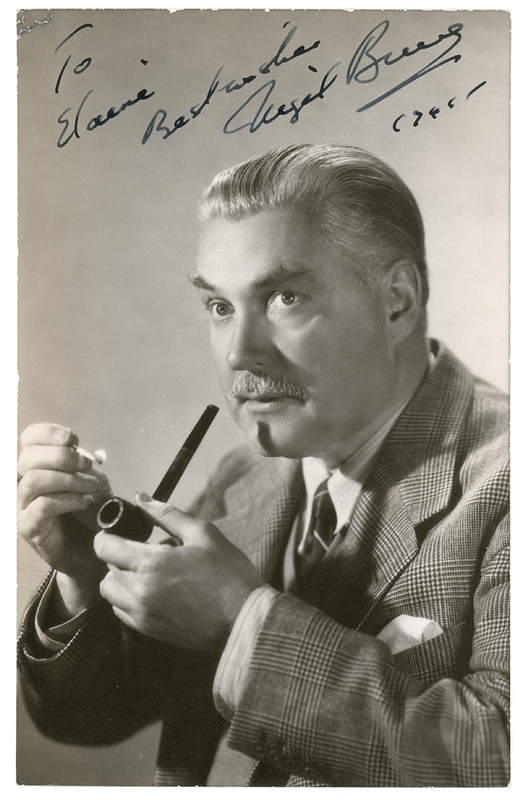 Lot 841 Nigel Bruce Signed Photograph