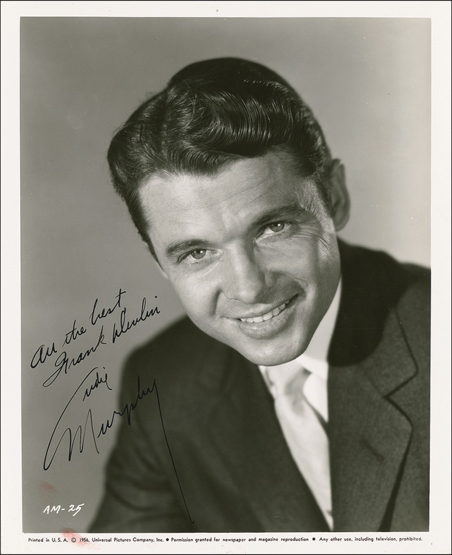 Lot 982 Audie Murphy: War hero–turned-western star