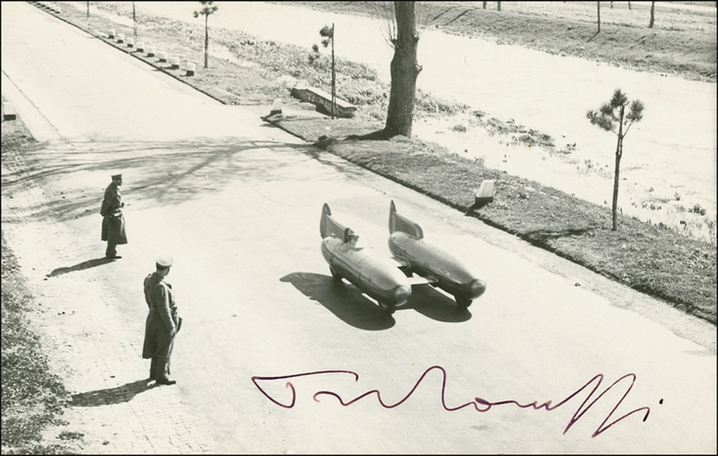 Lot 1227 Piero Taruffi Signed Photograph