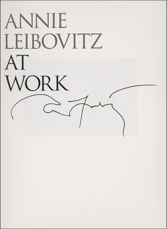 Lot 592 Annie Leibovitz Book