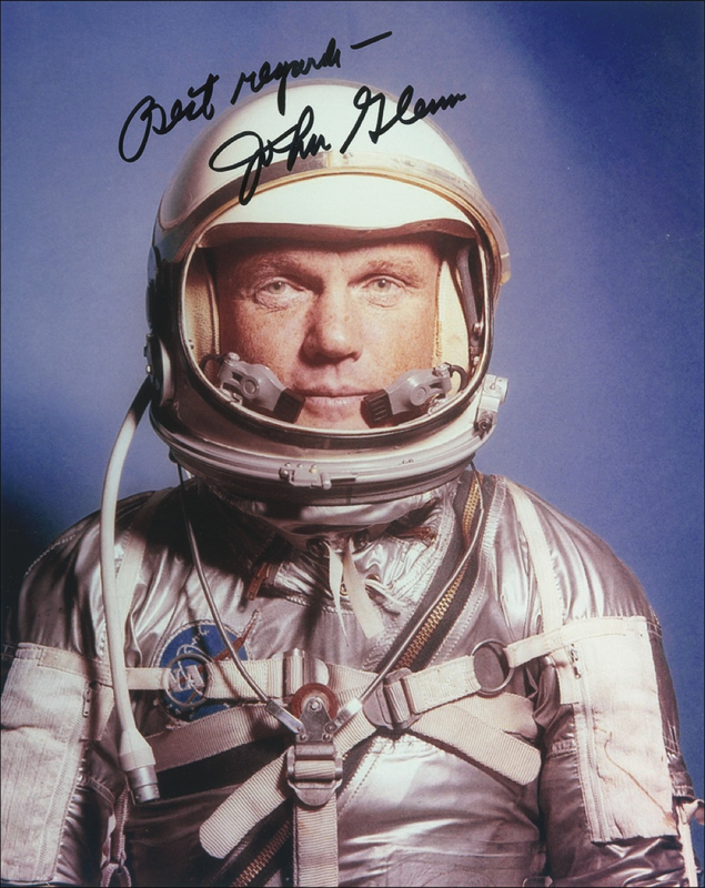 Lot 478 John Glenn Signed Photograph