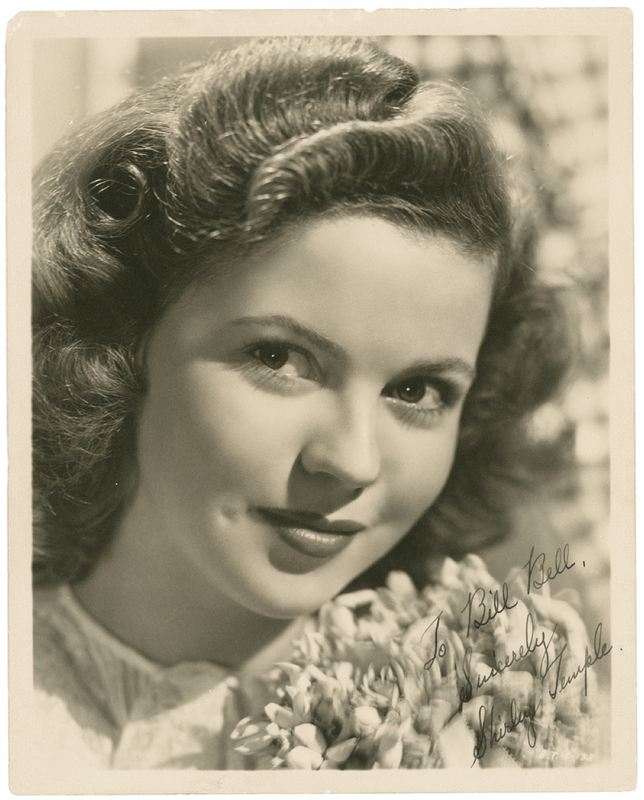 Lot 1040 Shirley Temple Signed Photograph