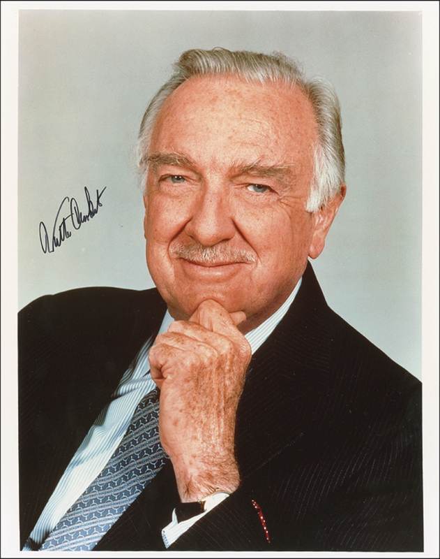 Lot 864 Walter Cronkite and David Brinkley Signed Photographs