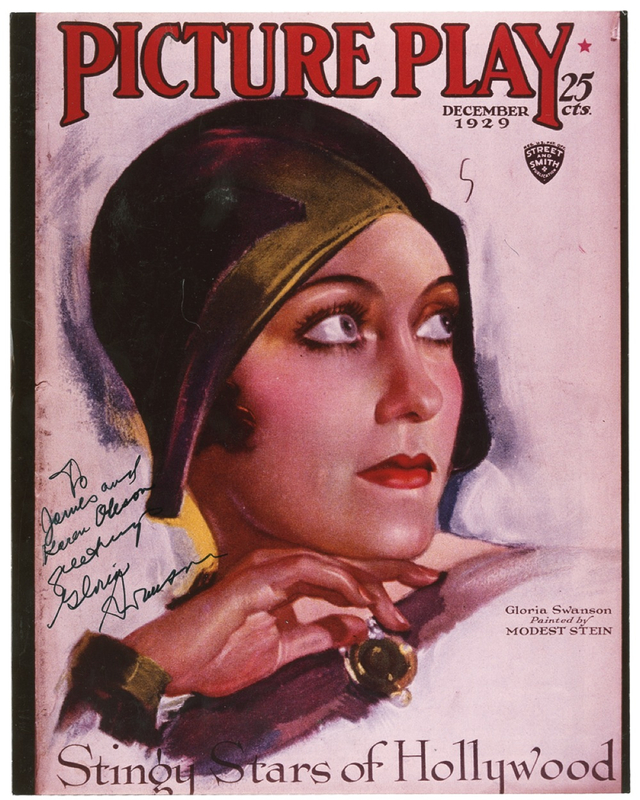 Lot 1034 Gloria Swanson Signed Photograph