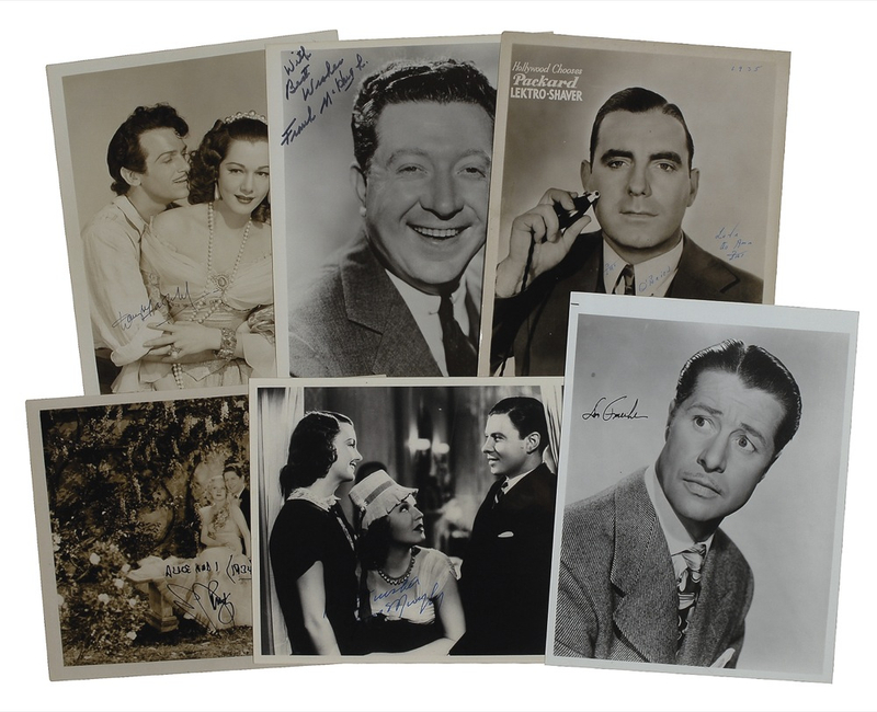 Lot 817 Actors Signed Photographs