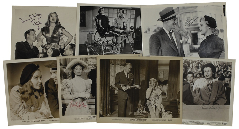 Lot 818 Actresses Signed Photographs