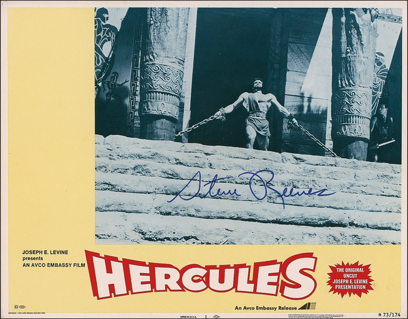 Lot 996 Steve Reeves Lobby Card