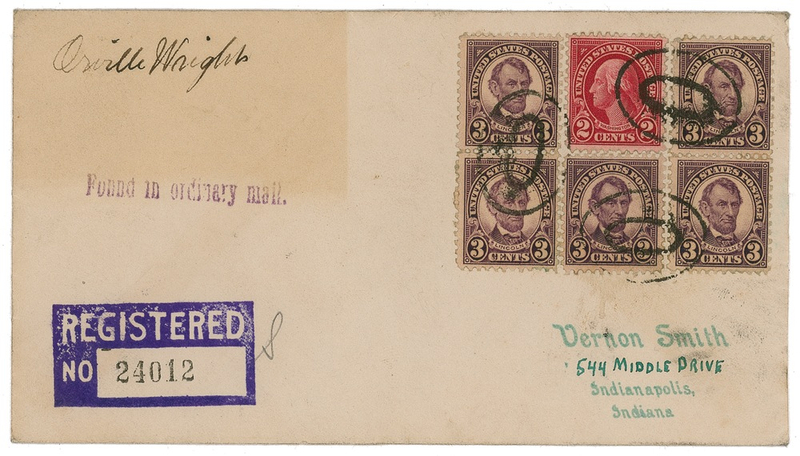 Lot 513 Orville Wright Envelope