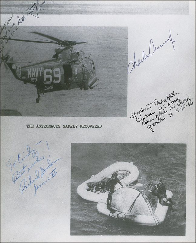 Lot 474 Gemini 11 Signed Photograph
