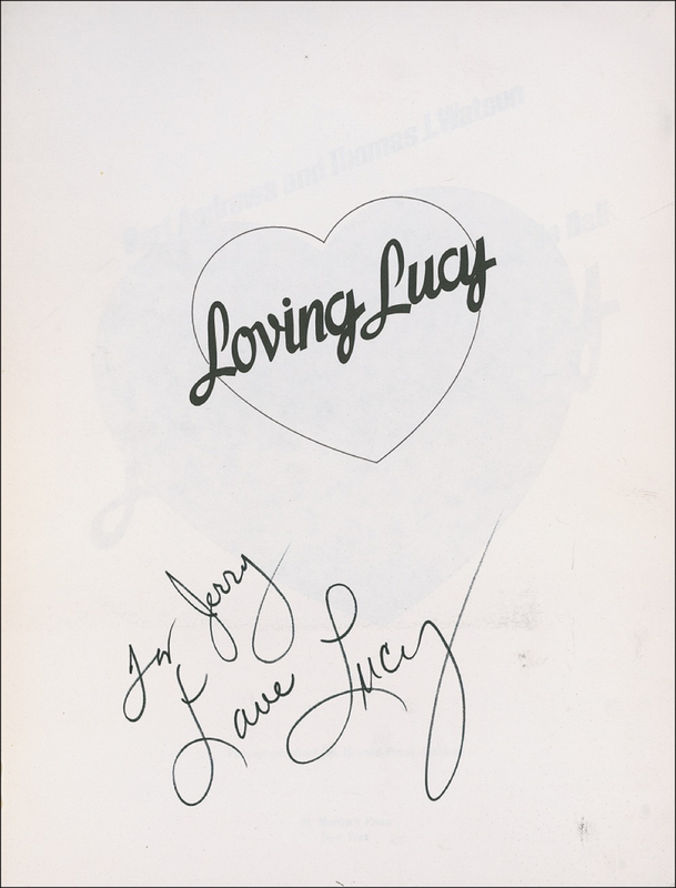 Lot 829 Lucille Ball Book