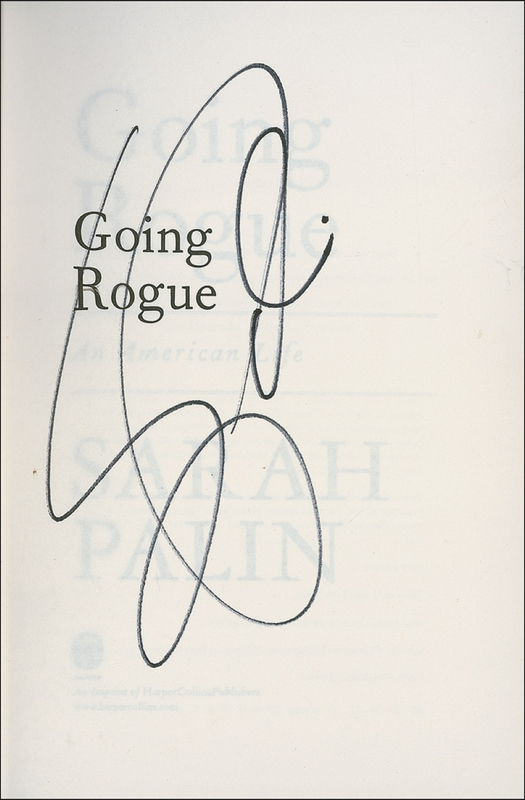 Lot 285 Sarah Palin Book