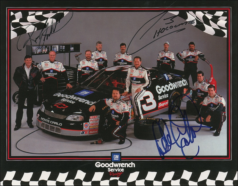 Lot 1138 Dale Earnhardt Signed Photograph