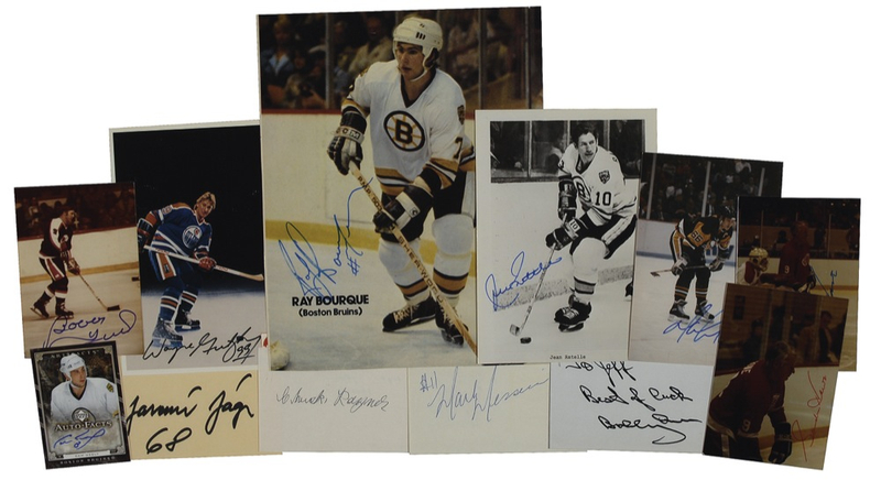 Lot 1153 Hockey Greats Group Lot