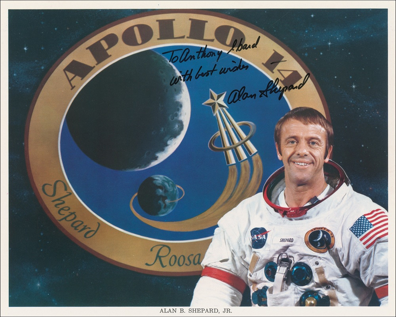 Lot 503 Alan Shepard Signed Photograph