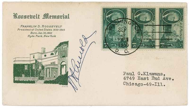Lot 333 Hap Arnold First Day Cover