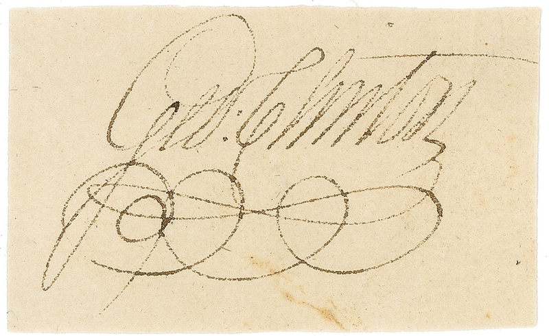 Lot 165 George Clinton Signature