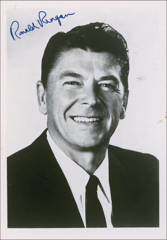 Lot 94 Ronald Reagan Signed Photograph