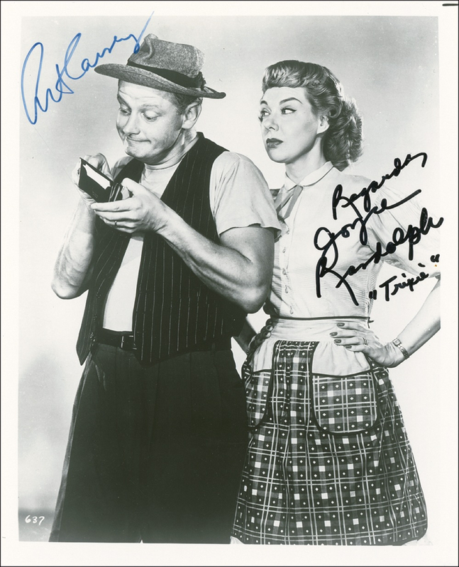 Lot 927 Honeymooners: Carney and Randolph Signed Photograph