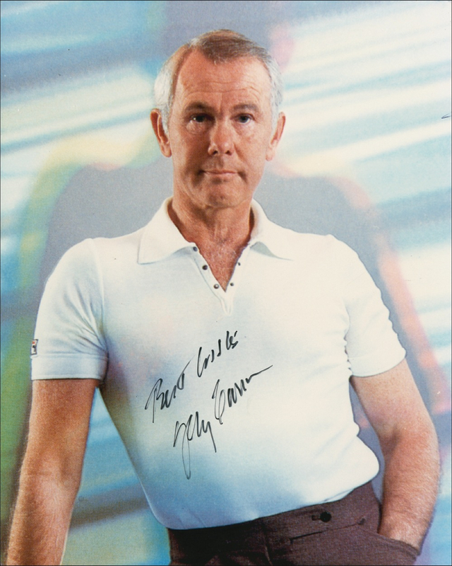 Lot 854 Johnny Carson