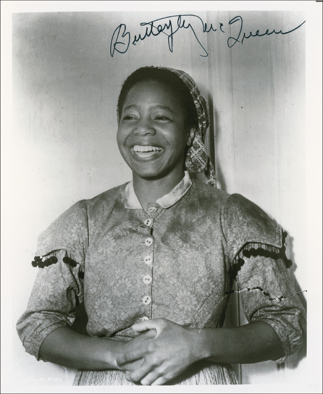Lot 898 Gone With the Wind: Butterfly McQueen Signed Photograph