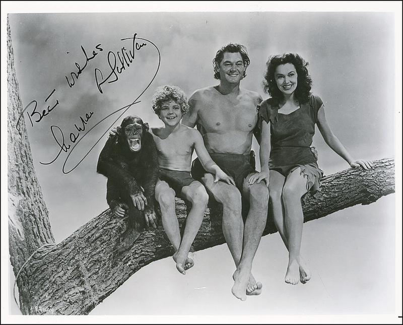 Lot 1035 Tarzan: Maureen O’Sullivan Signed Photograph