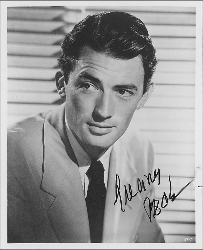 Lot 990 Gregory Peck Signed Photograph