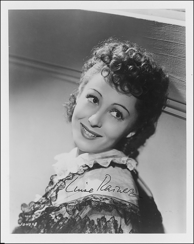 Lot 995 Luise Rainer
