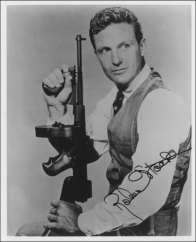 Lot 1019 Robert Stack Signed Photograph