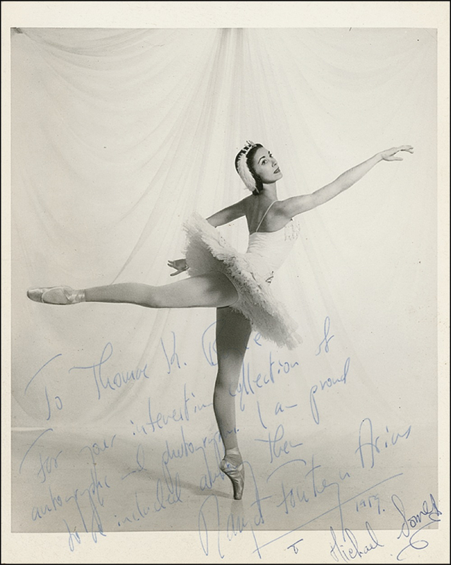 Lot 888 Margot Fonteyn Signed Photograph